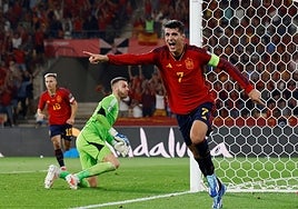 El capitán Morata, de los memes a la máxima efectividad