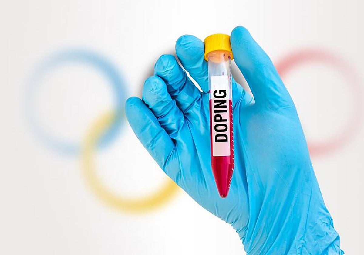 Una probeta con sangre