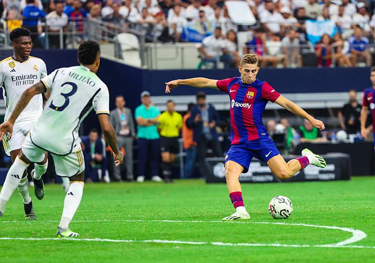 Fermín anotó un gol ante el Real Madrid en pretemporada