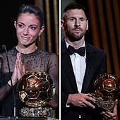 Messi y Aitana se coronan como los mejores futbolistas del planeta