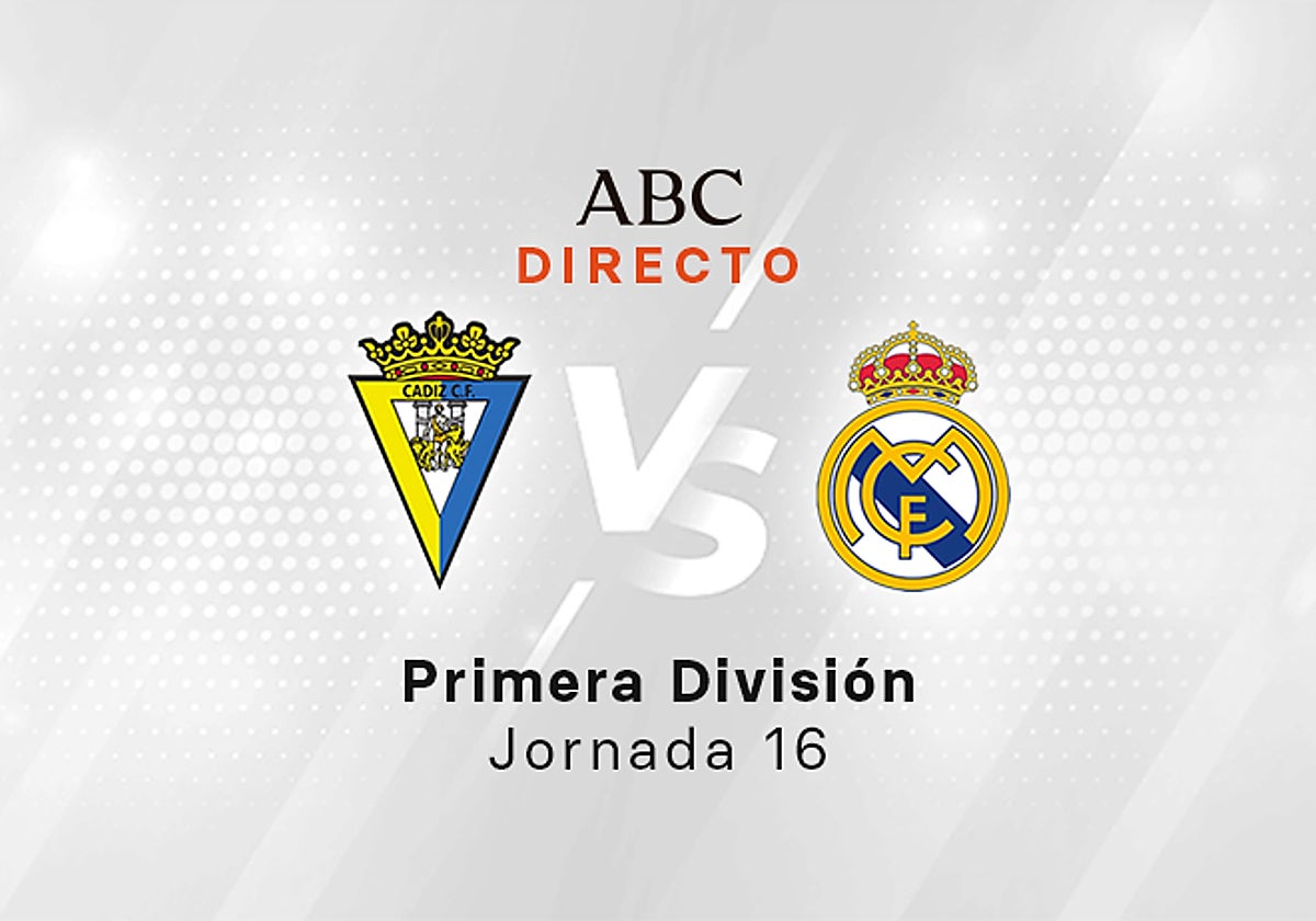 Cádiz - Real Madrid, estadísticas del partido