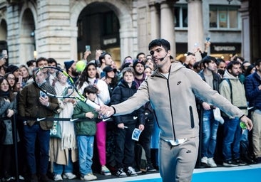 Un Alcaraz con hambre y sin presión: «He trabajado física y tenísticamente y voy a disfrutar. Estar aquí es un regalo»