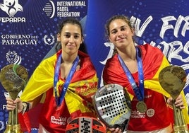 Los sevillanos Laura Luján y Juan Zamora, campeones del mundo de pádel