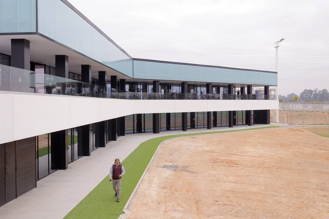 Imágenes del paseo por la nueva ciudad deportiva del Real Betis