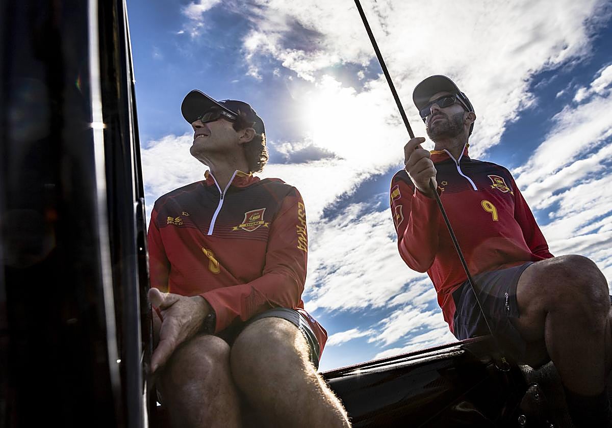 Roberto 'Chuny' Bermúdez de Castro (derecha) y Alfredo González