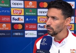 Jesús Navas, enfadado por su sanción: «Esa situación se ha dado y peor y no ha habido nada»