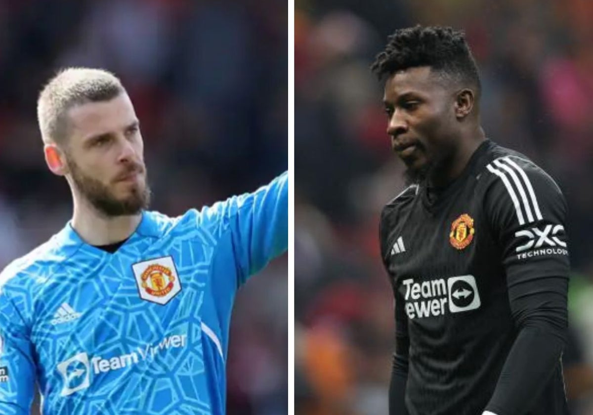 David De Gea y André Onana