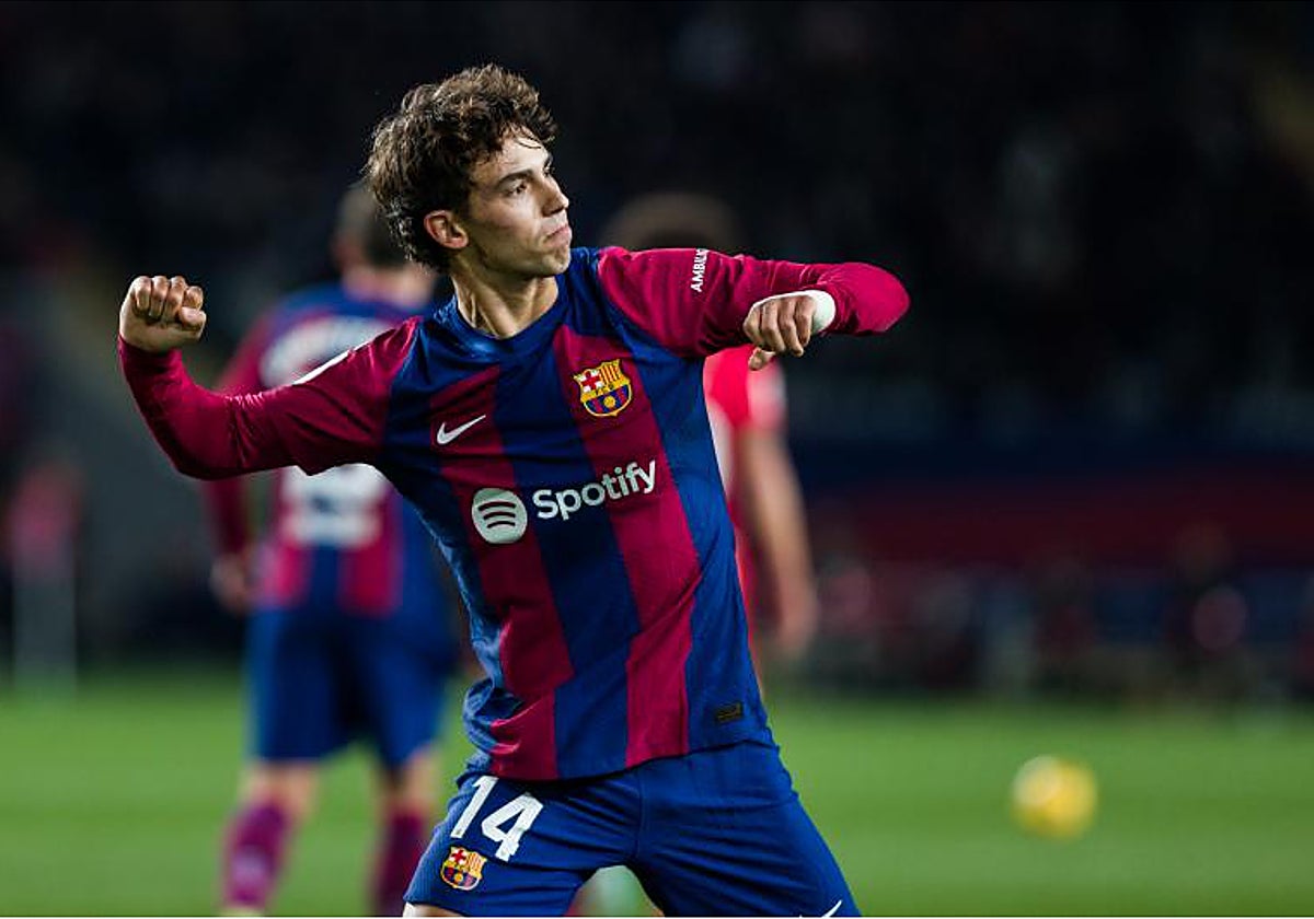 Joao Félix celebra su gol ante el Atlético
