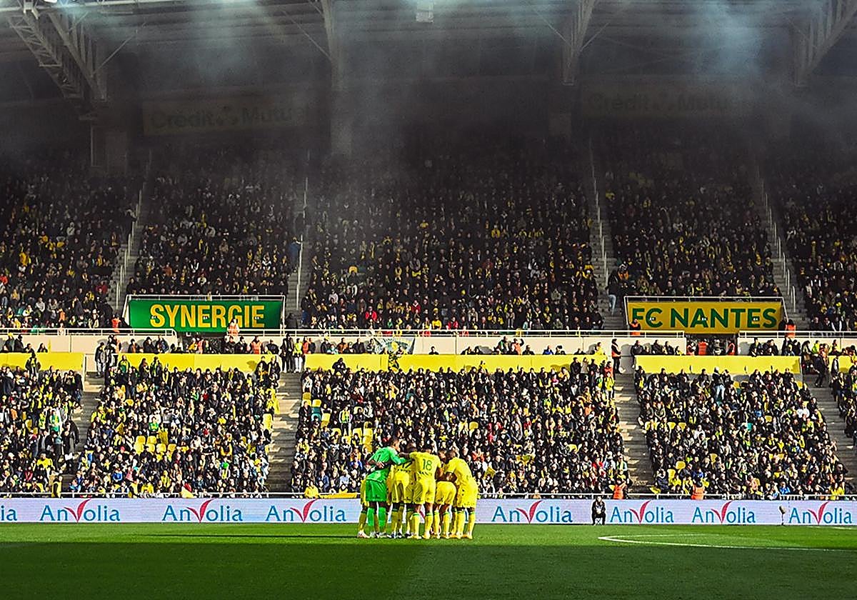 Imagen de archivo de un partido del Nantes en el Estadio de la Beaujoire