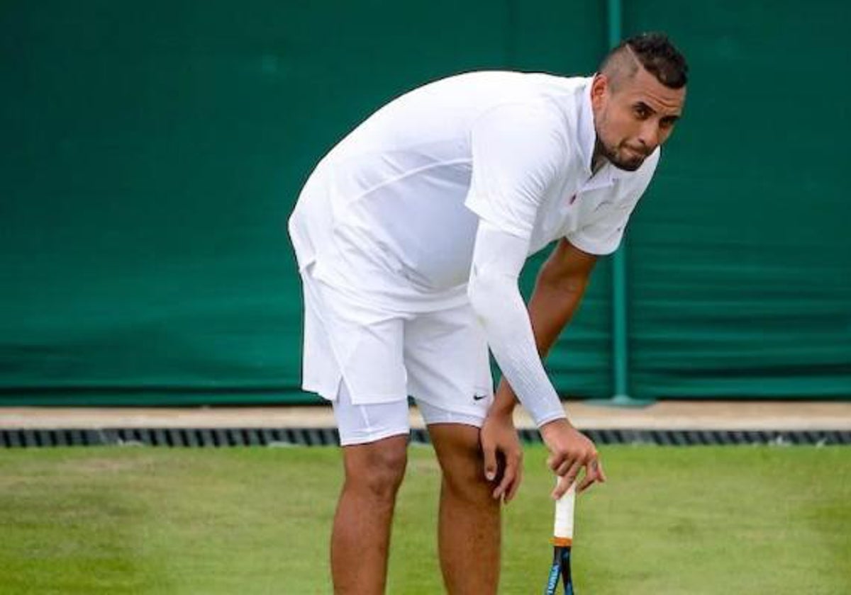 Nick Kyrgios, durante un encuentro en Wimbledon