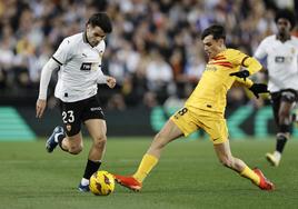 Valencia - Barcelona en directo hoy: partido de la Liga, jornada 17