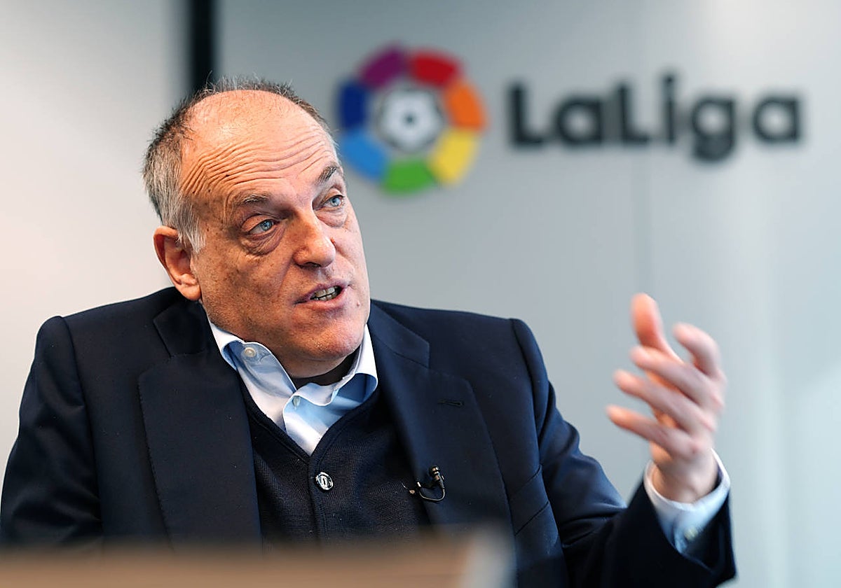 Javier Tebas, presidente de LaLIga