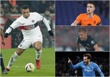 Mbappé le cae a la Real; Nápoles-Barça; Inter-Atlético y Leipzig-Real Madrid