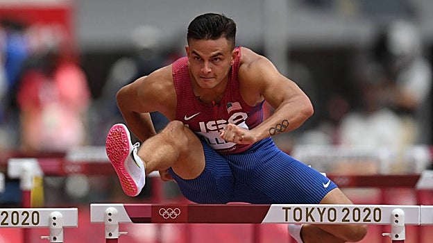 Imagen antes - El vallista olímpico Devon Allen recuperó su sueño universitario y seis años después fichó por los Philadelphia Eagles, con quien debutó en la NFL