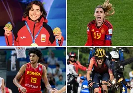 El talento que floreció en 2023 en el deporte español
