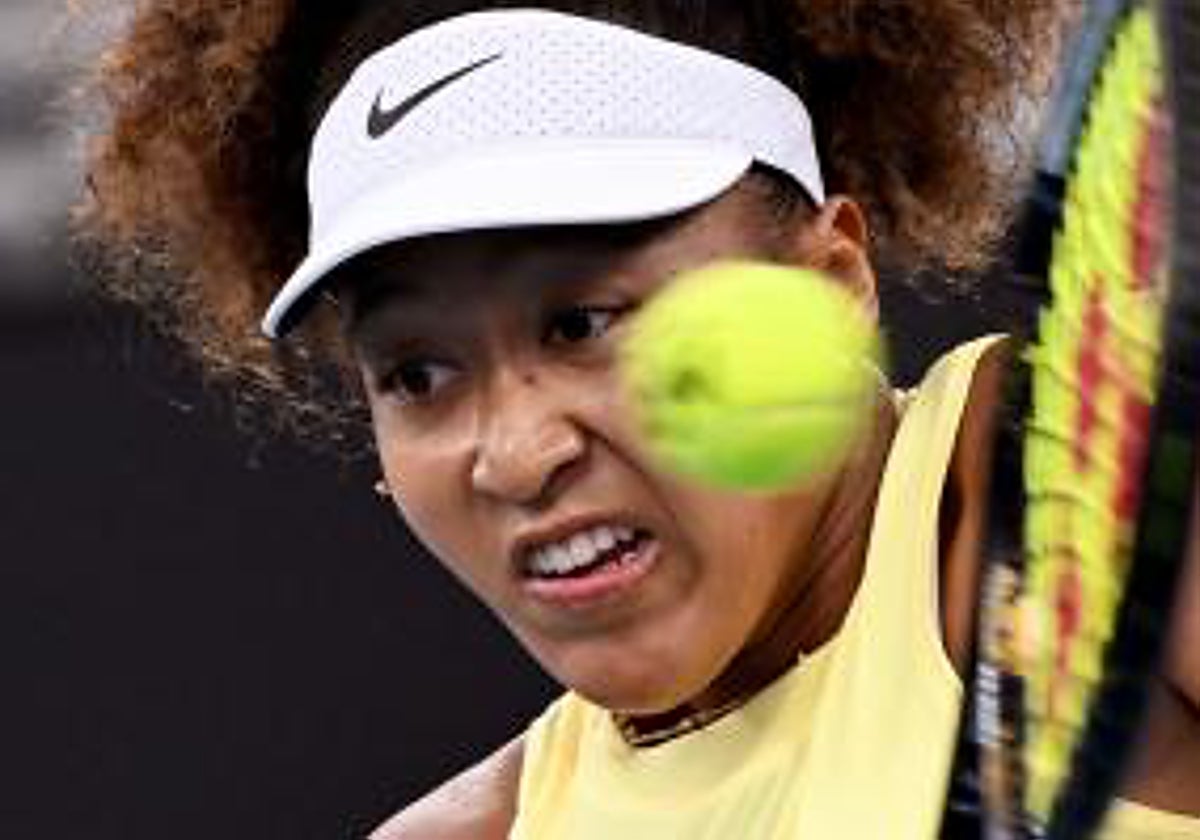 Naomi Osaka, en el torneo de Brisbane