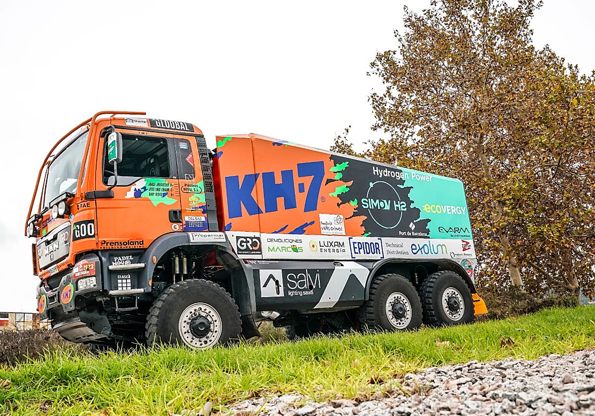 El camión del KH-7 Ecovergy, pilotado por Juvanteny, Criado y Ribas