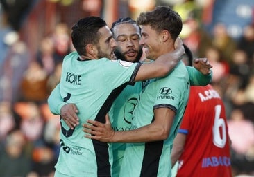 El Atlético sufre para pasar de ronda en la Copa del Rey