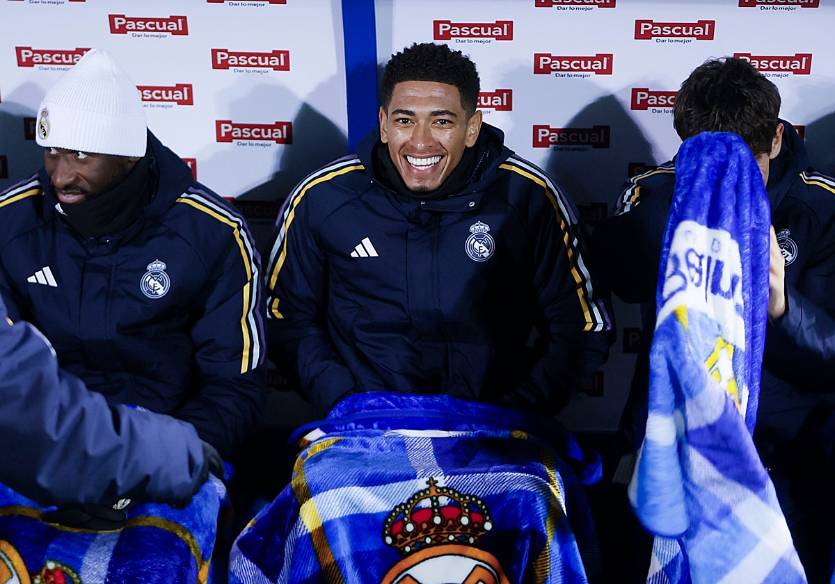 Jude Bellingham, durante el partido del Real Madrid contra la Arandina de Copa del Rey