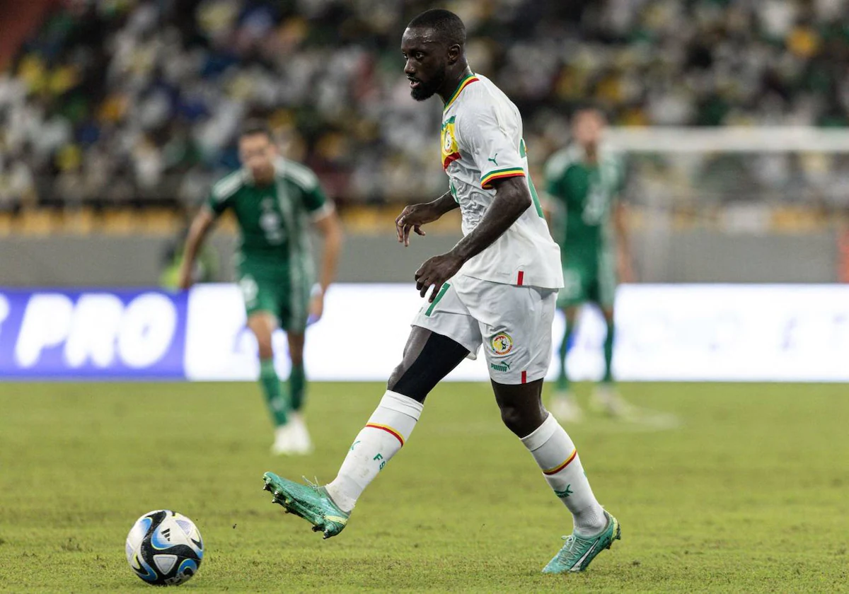 Youssouf Sabaly, en un partido con Senegal