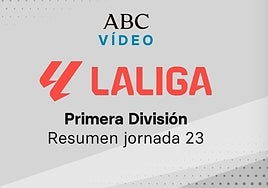 Jornada 23 de la Liga: goles y resumen en vídeo de los partidos