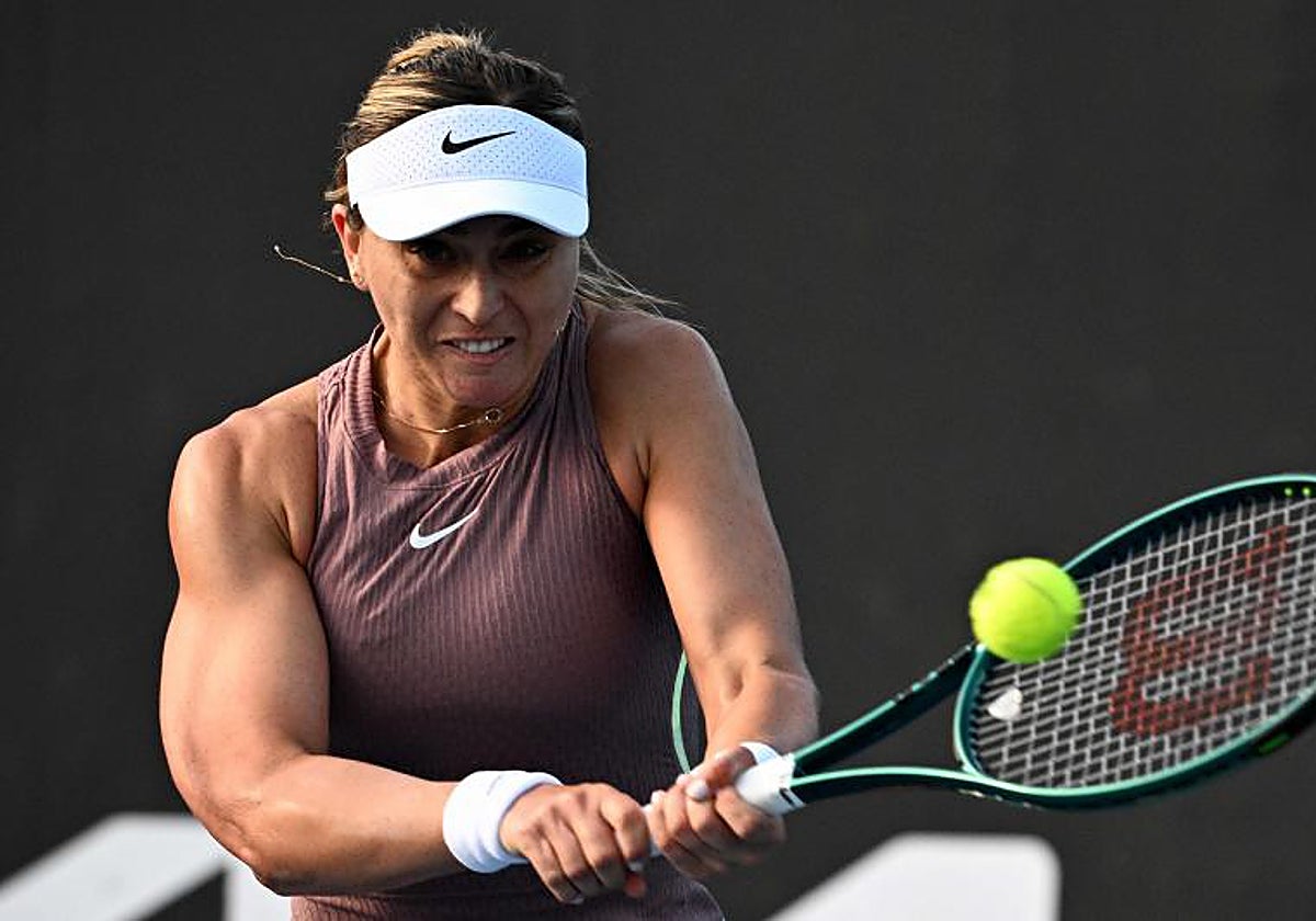 Paula Badosa en el Open de Australia