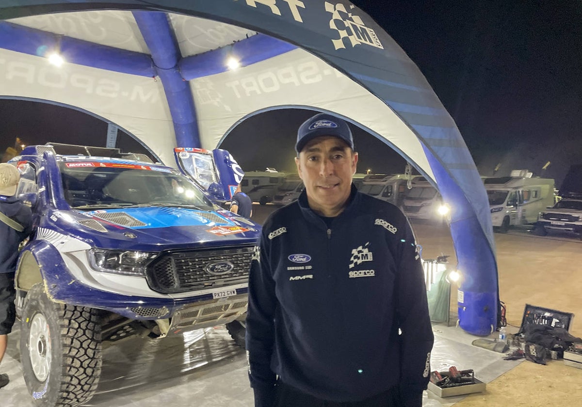 Nani Roma, en la actual edición del Rally Dakar