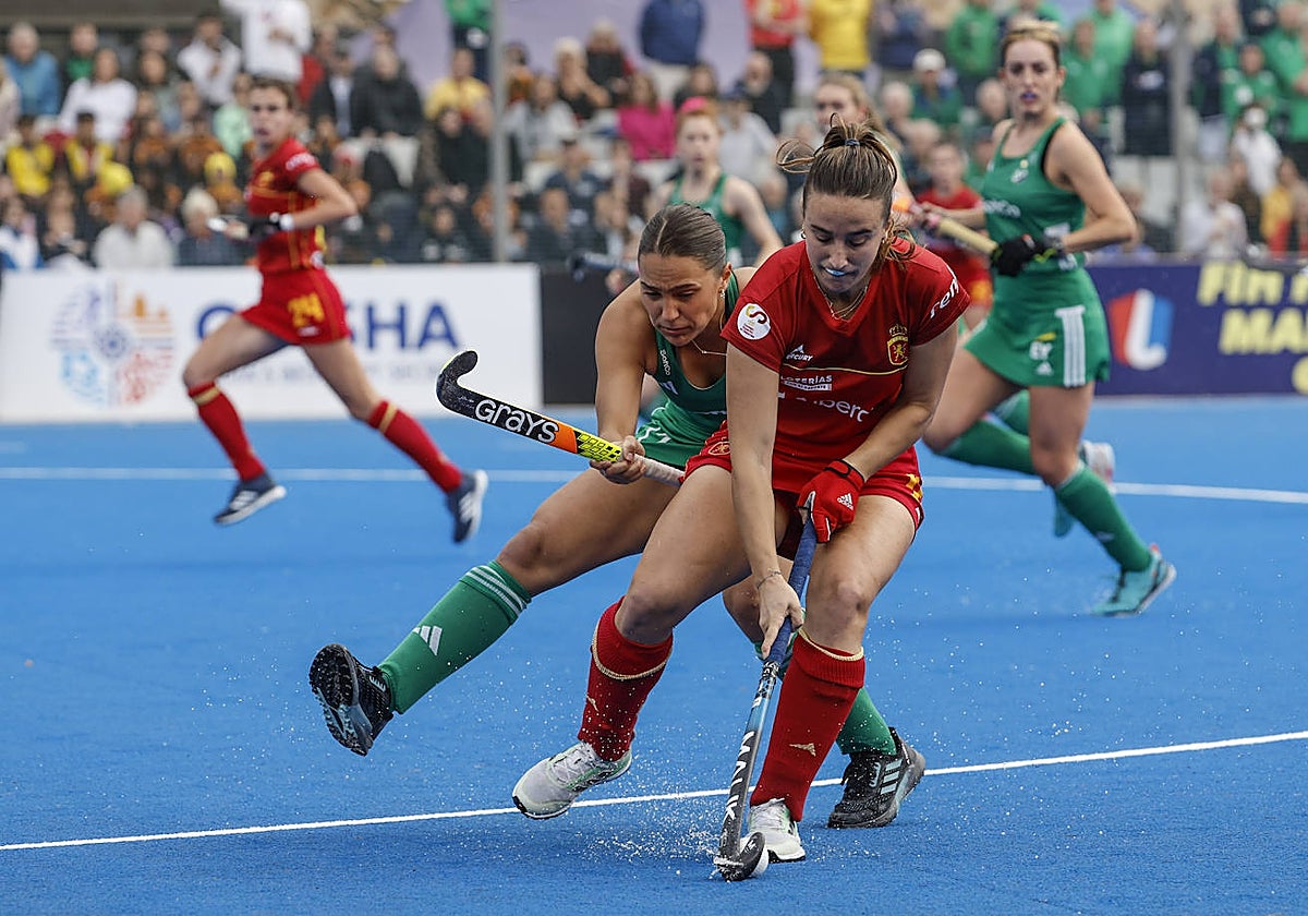 La selección femenina de hockey bate a Irlanda y consigue su billete
