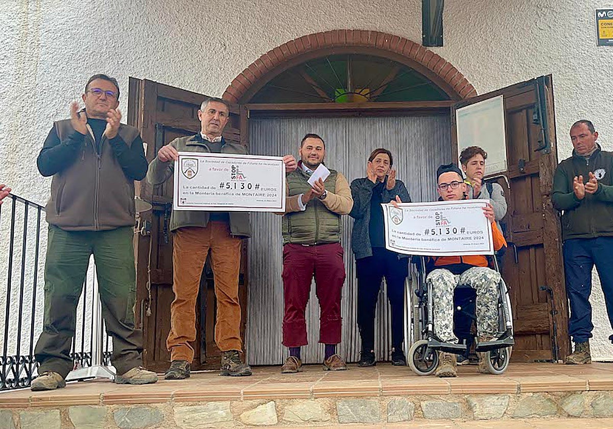 La Sociedad de Caza de Fiñana recauda 5.130 euros para estudiar la Ataxia de Friedreich