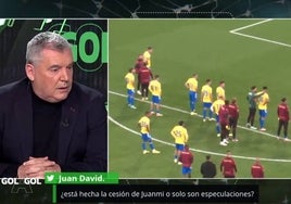 Vizcaíno: «Sí, hay negociaciones para traer a Juanmi al Cádiz»