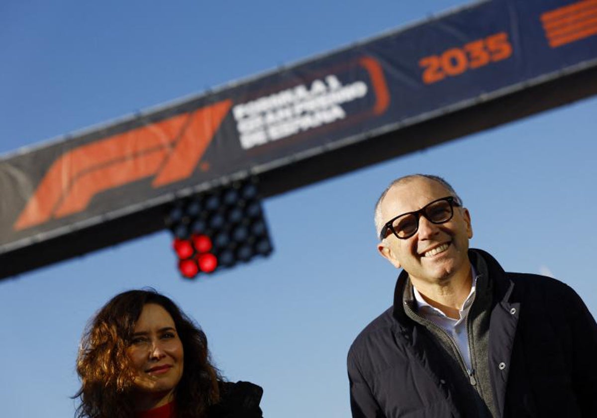 Isabel Díaz Ayuso y Stefano Domenicalli