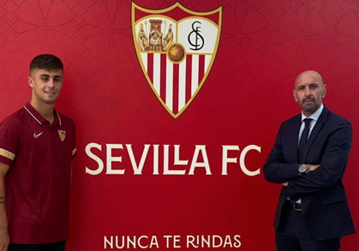 Santisteban, el día que llegó al Sevilla de la mano de Monchi