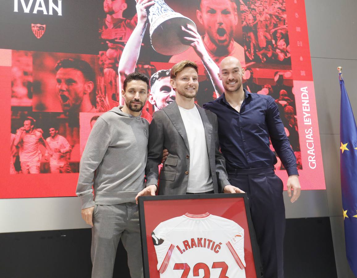 Acto de despedida de Iván Rakitic del Sevilla FC