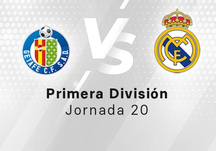 Getafe - Real Madrid, estadísticas del partido