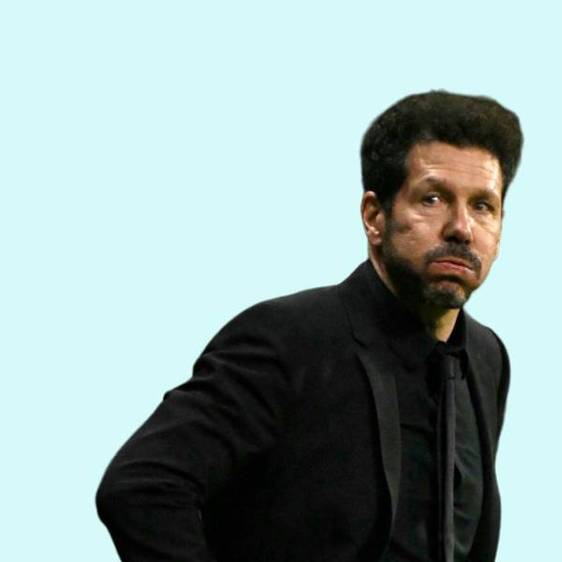 Diego Simeone, durante el partido ante el Rayo