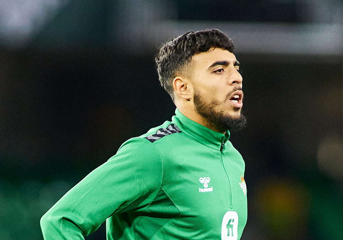 Chadi Riad, durante un partido con el Betis