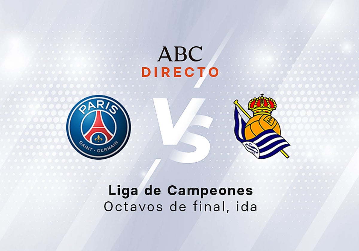 PSG - Real Sociedad, estadísticas de la Liga de Campeones, ida octavos de final