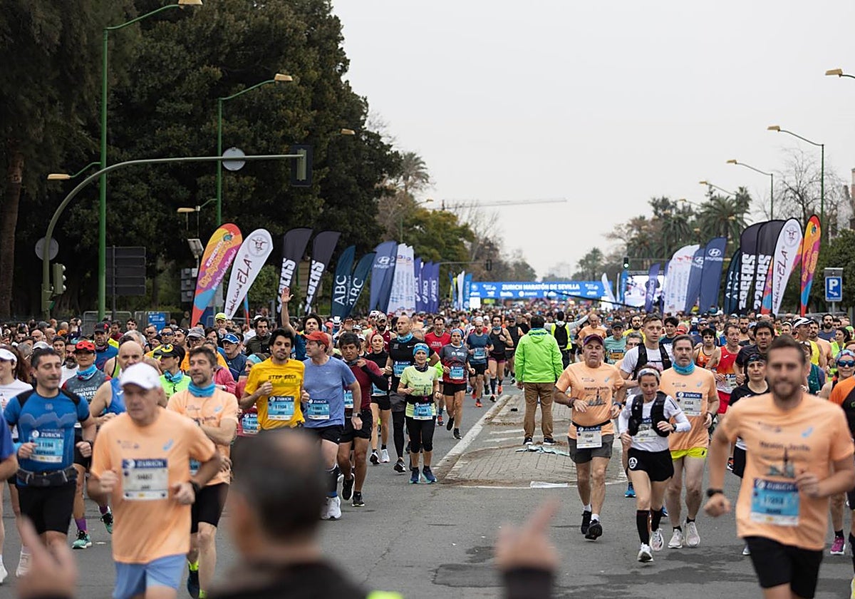 Imagen de la pasada edición del Zurich Maratón de Sevilla