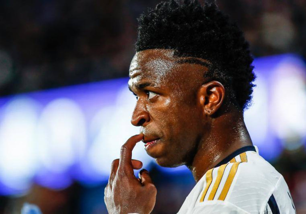 Vinicius, ante el Getafe