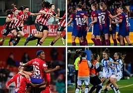 Athletic-Barcelona y Atlético-Real Sociedad, semifinales de la Copa de la Reina