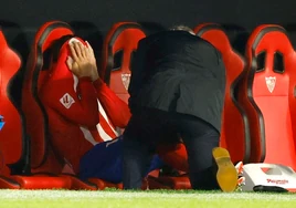 Simeone llora la lesión de Morata y la falta de tiempo de recuperación para su equipo