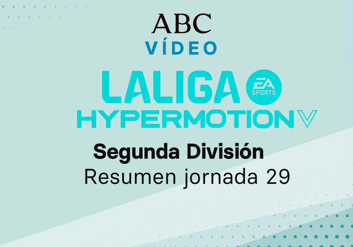 Jornada 29 de la Liga de Segunda división: goles y resumen en vídeo de los partidos