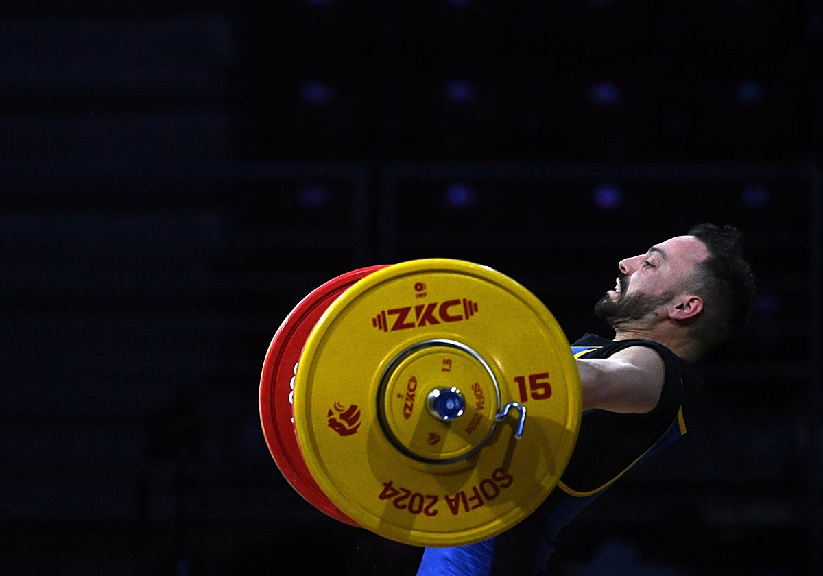 Josué Brachi, en la competición que se celebra en Sofía