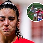 Las polémicas arbitrales llegan al fútbol femenino: el codazo que indigna a las rojiblancas