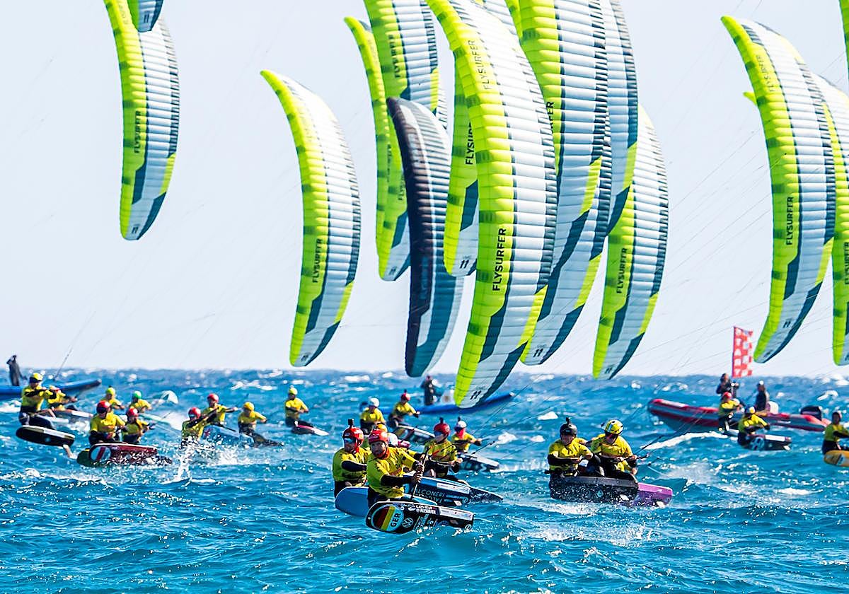 Épico arranque de la Fuerteventura KiteFoil International Open Cup