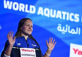 La nadadora israelí Anastasia Gorbenko, abucheada tras su plata en el Mundial de Doha