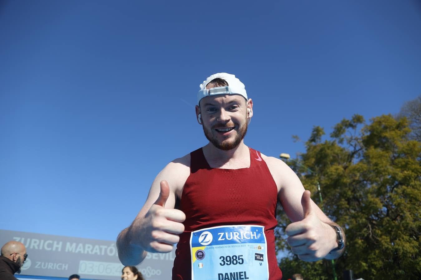 Corredores llegando a la meta del maratón
