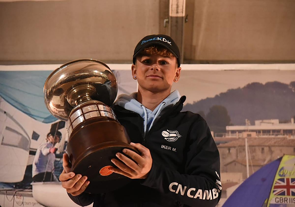 Iker Múgica, ganador absoluto del 34 Palamós Optimist Trophy
