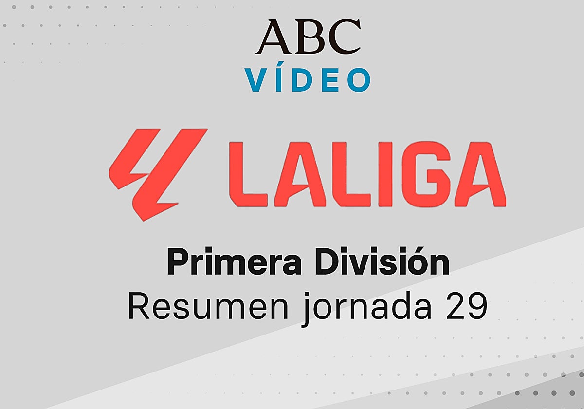 Jornada 29 de la Liga: goles y resumen en vídeo de los partidos