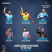 Estos son los deportistas nominados a los premios Laureus 2024